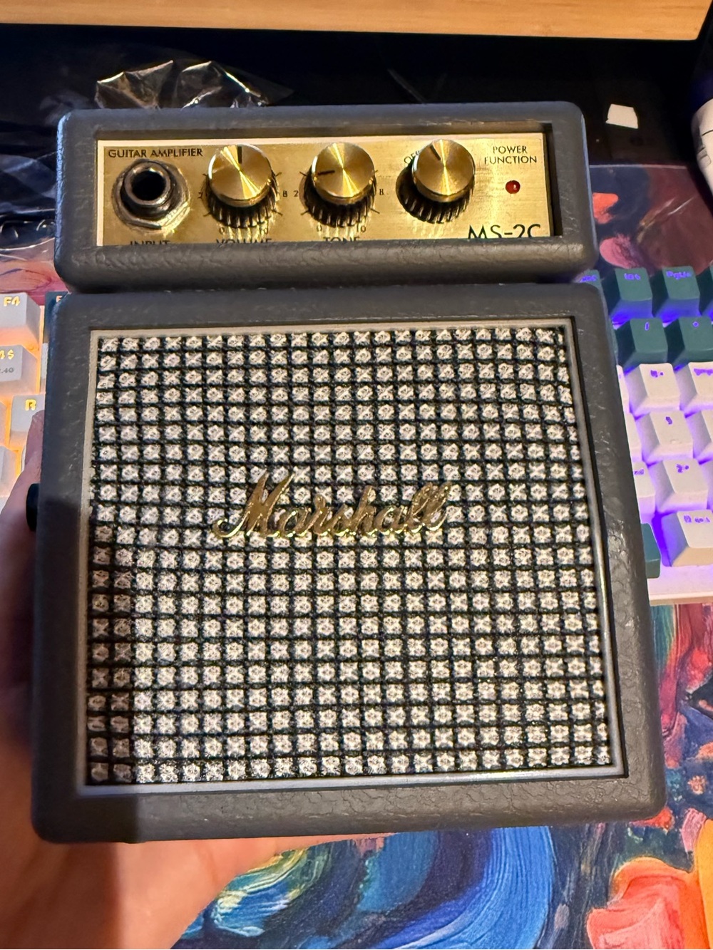Marshall Mini Amp MS C2 Guitar Amplifier portable